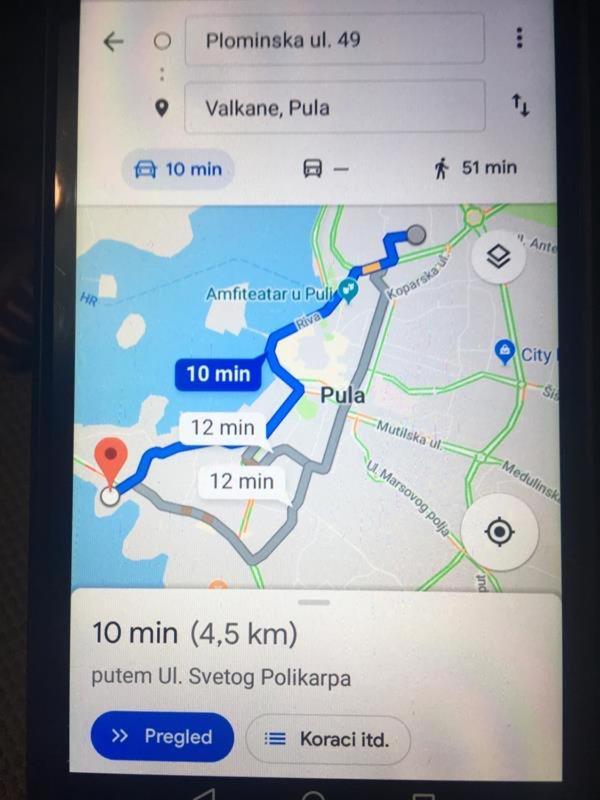 Studio Dama Blizina Amfiteatra I Bus Kolodvora ,Besplatan Privatni Parking,Self-Check- In Pula Eksteriør billede