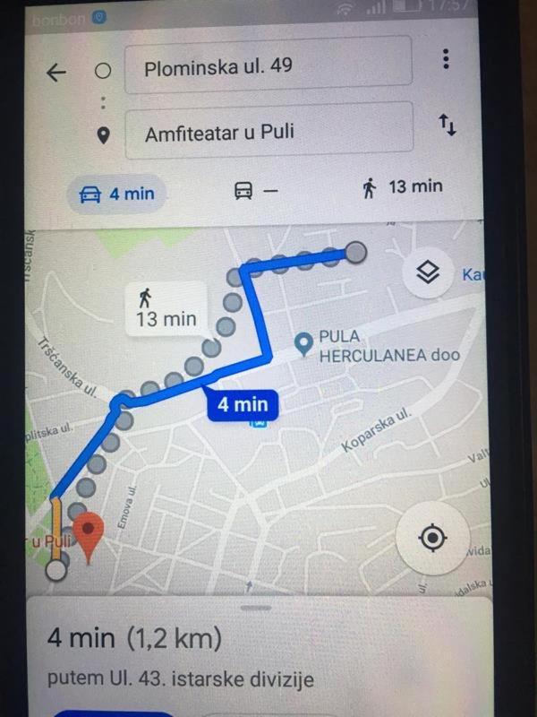 Studio Dama Blizina Amfiteatra I Bus Kolodvora ,Besplatan Privatni Parking,Self-Check- In Pula Eksteriør billede